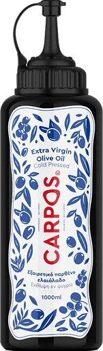 Carpos 500ml glass bottle of extra virgin olive oil