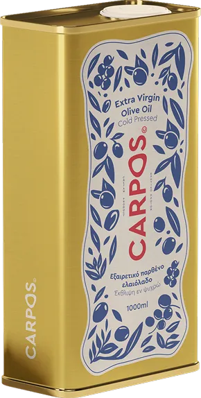 Carpos 2L tin of extra virgin olive oil